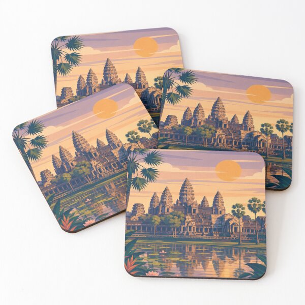 Item preview, Siem Reap Cambodia Travel Poster designed and sold by MatthewHeights.