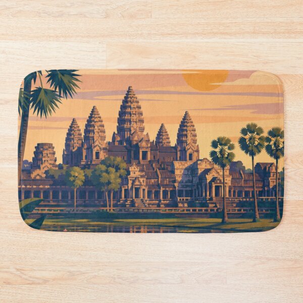 Item preview, Siem Reap Cambodia Travel Poster designed and sold by MatthewHeights.