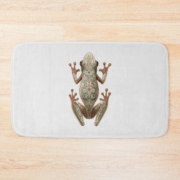Item preview, Tribal Tree Frog Art Swirling Pattern Design designed and sold by PixelQ.