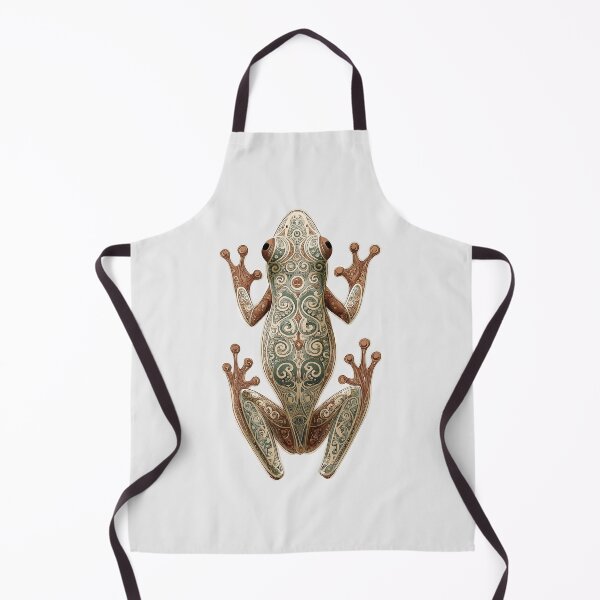 Item preview, Tribal Tree Frog Art Swirling Pattern Design designed and sold by PixelQ.