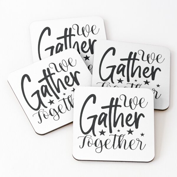 Item preview, We Gather Together - Cute Autumn Thanksgiving Holiday Turkey Feast Family Gift designed and sold by FuzionRaptor.