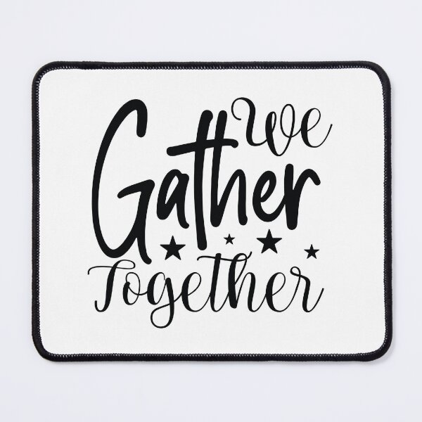 Item preview, We Gather Together - Cute Autumn Thanksgiving Holiday Turkey Feast Family Gift designed and sold by FuzionRaptor.