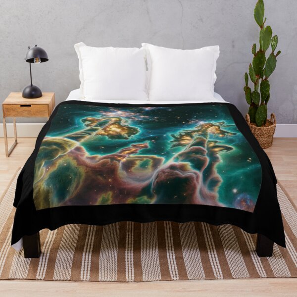 Item preview, Pillars of Creation Art — Vibrant Cosmic Nebula Print, Abstract Galaxy Space Art for Stargazers, Astronomy Lovers & Home Decor3 designed and sold by OandSDesigns23.