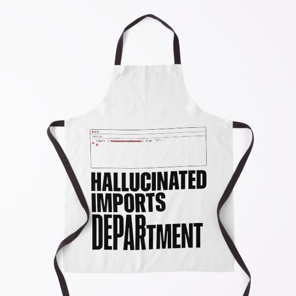 Item preview, Hallucinated Imports Department Coder Humor designed and sold by Bianca Oltean.