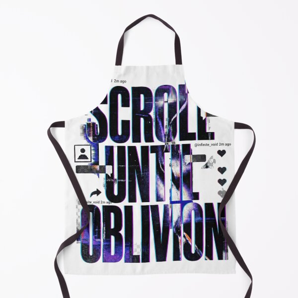 Item preview, SCROLL UNTIL OBLIVION | Social Media Brutalist Typography designed and sold by afarkar.
