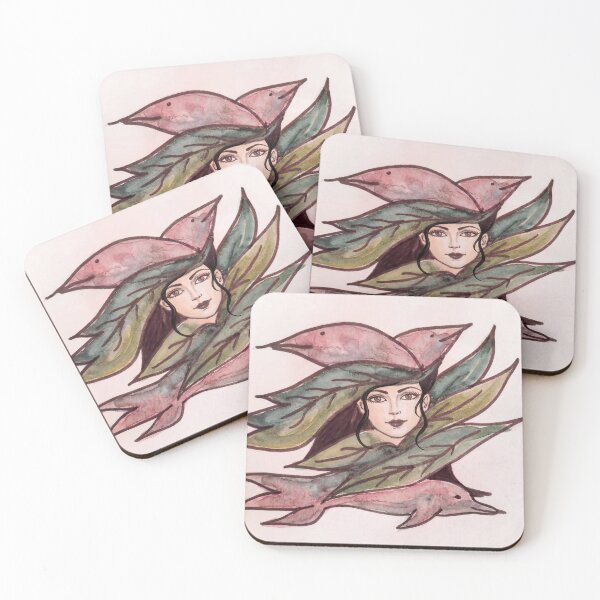 Item preview, Rose Dolphins designed and sold by LC Studio by LiliCondez.