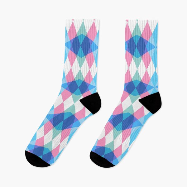 Item preview, Pastel Harlequin Diamond Geometric Pattern designed and sold by daphsam.