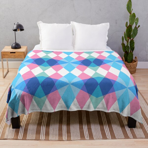 Item preview, Pastel Harlequin Diamond Geometric Pattern designed and sold by daphsam.