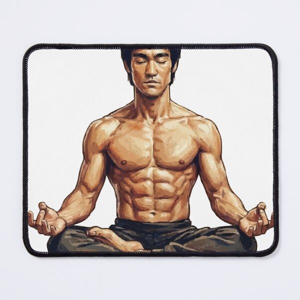Item preview, Inspired Meditation Warrior Vintage Martial Arts Design designed and sold by UI Expert.