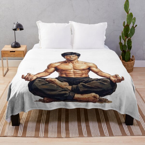 Item preview, Inspired Meditation Warrior Vintage Martial Arts Design designed and sold by UI Expert.