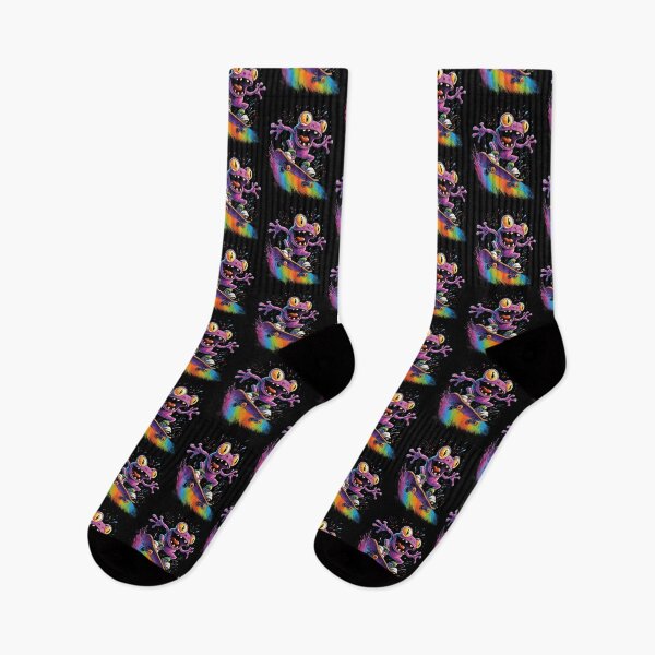 Item preview, Unhinged Frog Skateboarding Rainbow Chaos designed and sold by PixelQ.