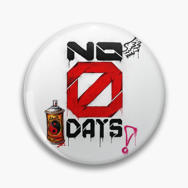 Item preview, No Zero Days - Graffity Style motivational phrase designed and sold by Niccasso_Store.