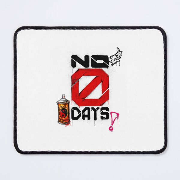 Item preview, No Zero Days - Graffity Style motivational phrase designed and sold by Niccasso_Store.