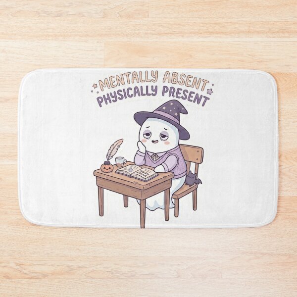 Item preview, Mentally Absent Physically Present Sticker designed and sold by CutePlix.