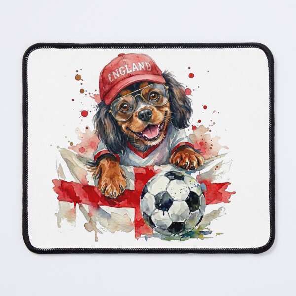 Item preview, Cavalier King Charles spaniel Black and Tan World Cup England Suppawter designed and sold by The Suppawters.