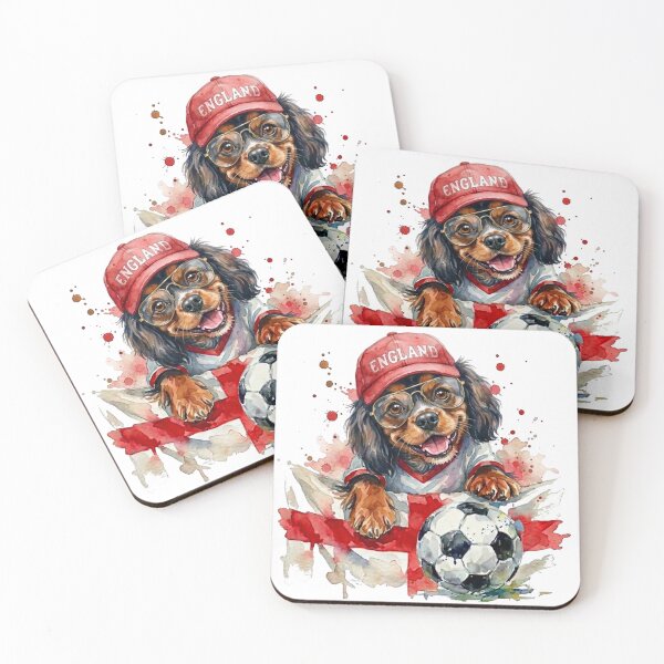Item preview, Cavalier King Charles spaniel Black and Tan World Cup England Suppawter designed and sold by The Suppawters.