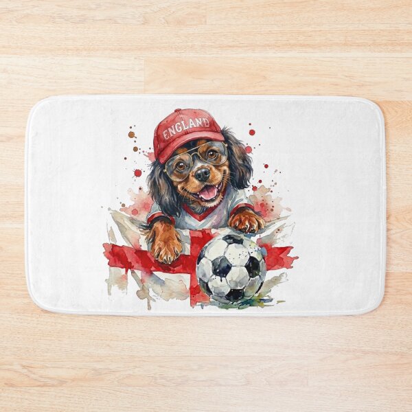 Item preview, Cavalier King Charles spaniel Black and Tan World Cup England Suppawter designed and sold by The Suppawters.