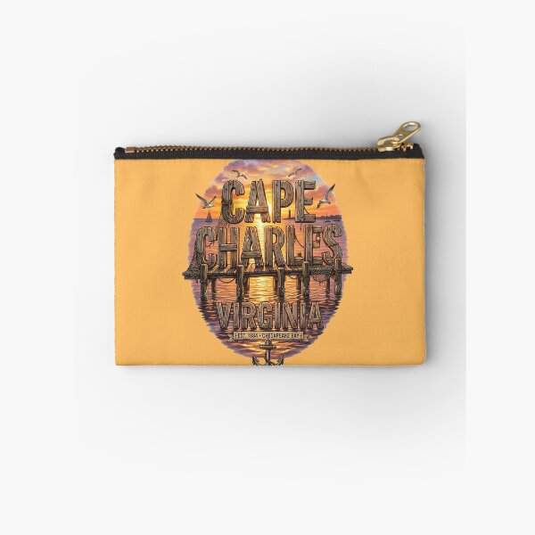 Item preview, Cape Charles Virginia Sunset Pier Heritage designed and sold by MythicCotton.