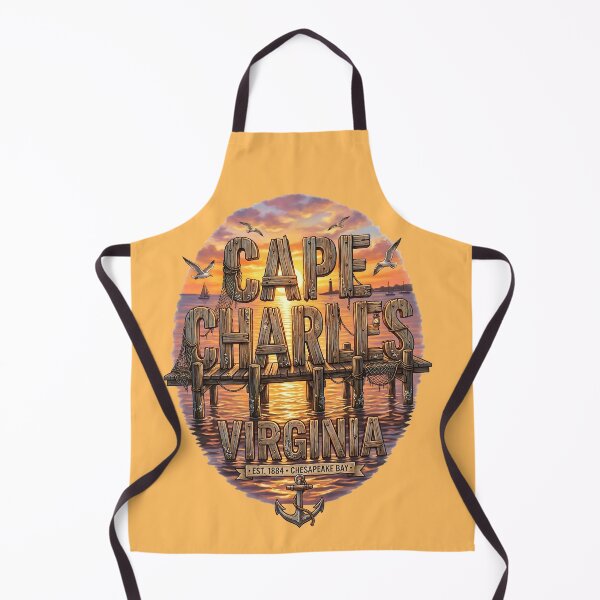 Item preview, Cape Charles Virginia Sunset Pier Heritage designed and sold by MythicCotton.