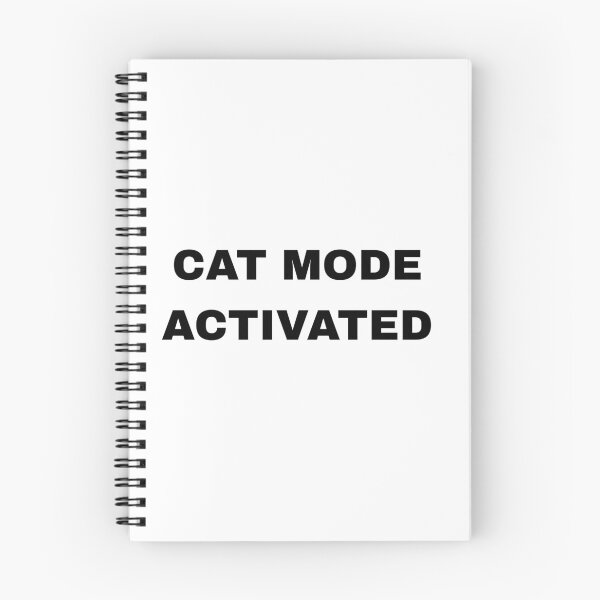 Item preview, Cat Mode Activated Funny Design designed and sold by ModernMoodCo.