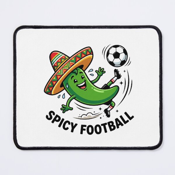 Item preview, Funny Mexican Soccer Pepper Bicycle Kick Shirt designed and sold by Mr-wow.
