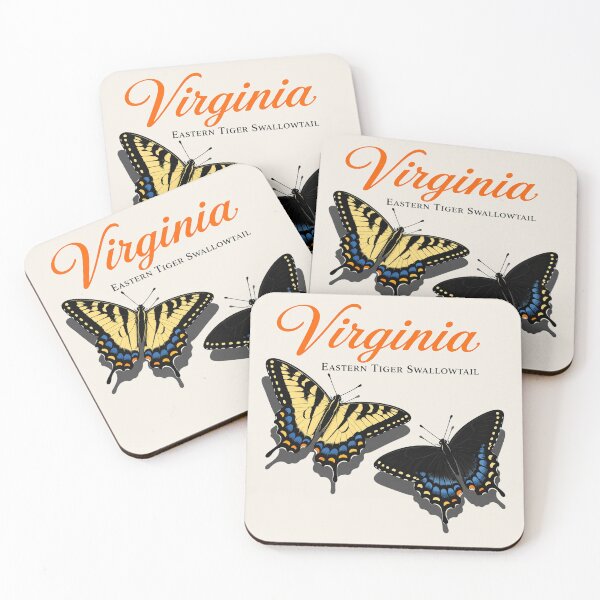 Item preview, Virginia Eastern Tiger Swallowtail Butterfly Poster designed and sold by The-Drip-Studio.