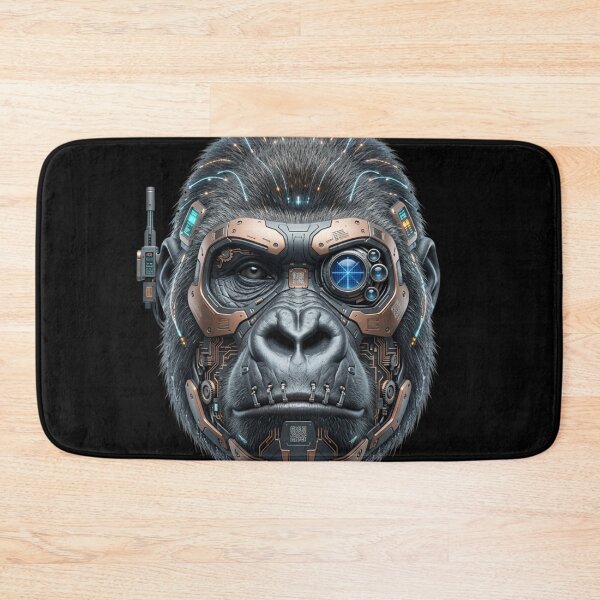 Item preview, ​Cyberpunk Gorilla Cyborg Futuristic Mecha Ape designed and sold by Shape-Forge.