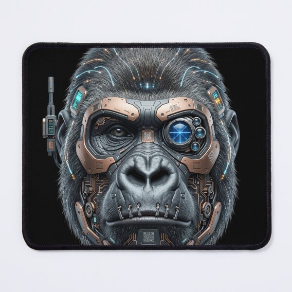 Item preview, ​Cyberpunk Gorilla Cyborg Futuristic Mecha Ape designed and sold by Shape-Forge.