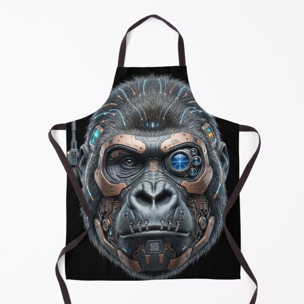 Item preview, ​Cyberpunk Gorilla Cyborg Futuristic Mecha Ape designed and sold by Shape-Forge.