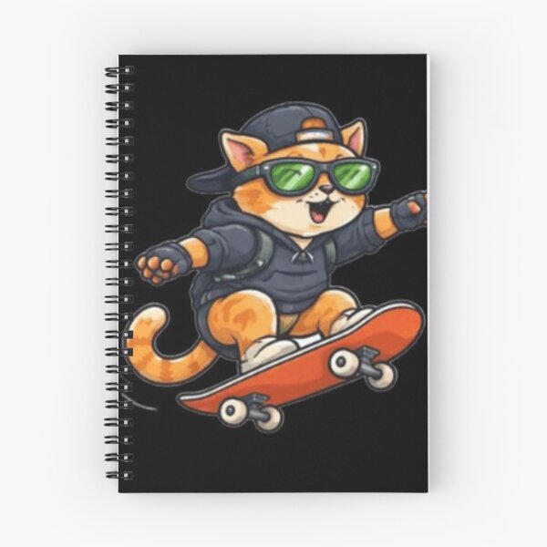 Item preview, Roller skater cute cat designed and sold by  Mudikeys.