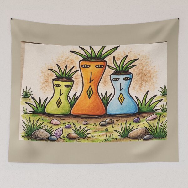 Item preview, Colorful Pots designed and sold by LC Studio by LiliCondez.