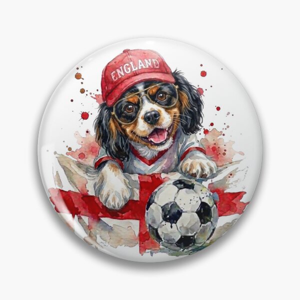 Artikelvorschau, Cavalier King Charles Spaniel Tri World Cup England Supawter entworfen und verkauft von The Suppawters.