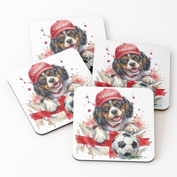 Item preview, Cavalier King Charles spaniel Tri World Cup England Suppawter designed and sold by The Suppawters.