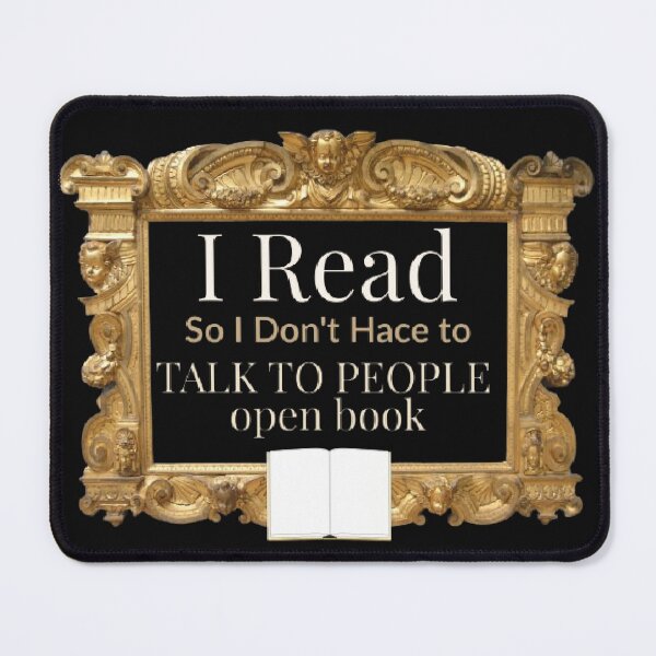 Item preview, Funny Book Lover Gift — I Read So I Don't Have to Talk to People Bookworm Tee designed and sold by AveniaOficial.