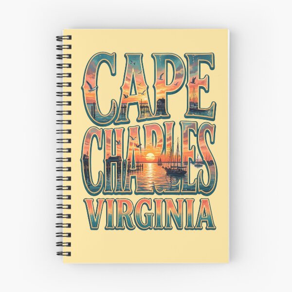 Item preview, Cape Charles Virginia Harbor Sunset Coastal Vintage designed and sold by MythicCotton.