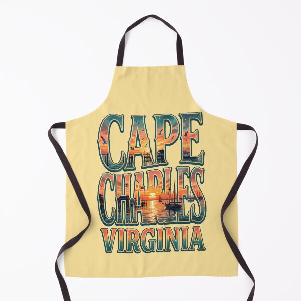 Item preview, Cape Charles Virginia Harbor Sunset Coastal Vintage designed and sold by MythicCotton.
