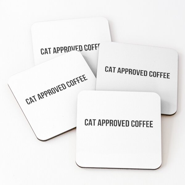 Item preview, Cat Approved Coffee Funny Design designed and sold by ModernMoodCo.