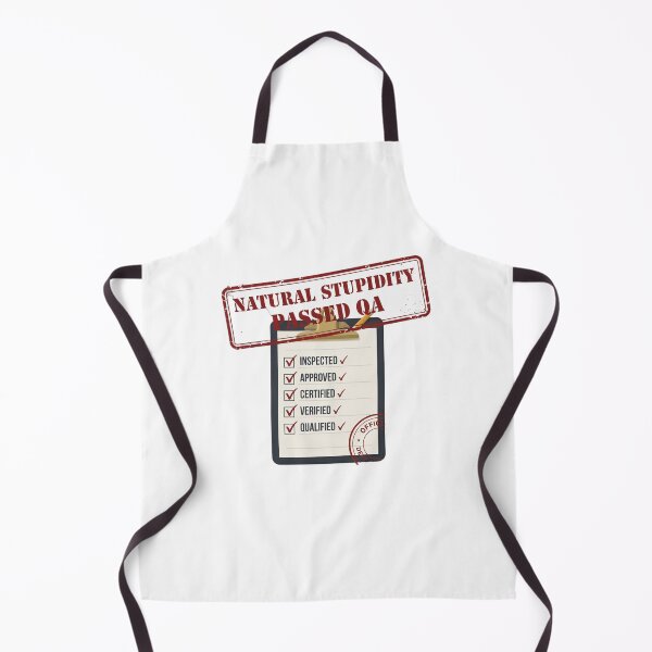 Item preview, Natural Stupidity Passed QA Tech Humor designed and sold by Bianca Oltean.