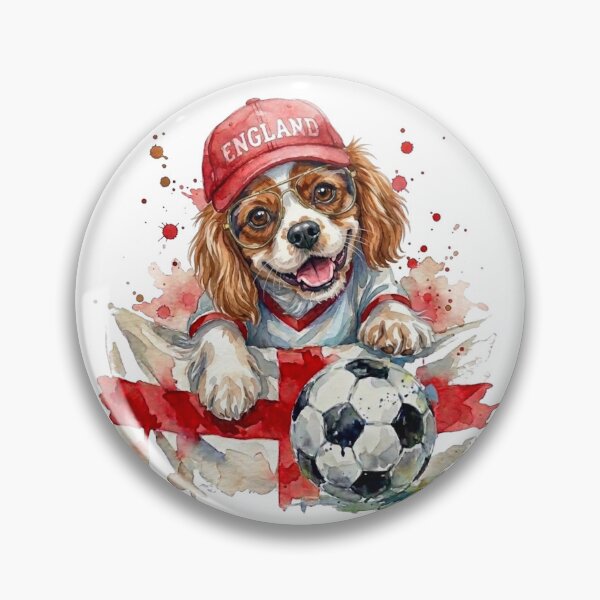 Item preview, Cavalier King Charles spaniel Blenheim World Cup England Suppawter designed and sold by The Suppawters.