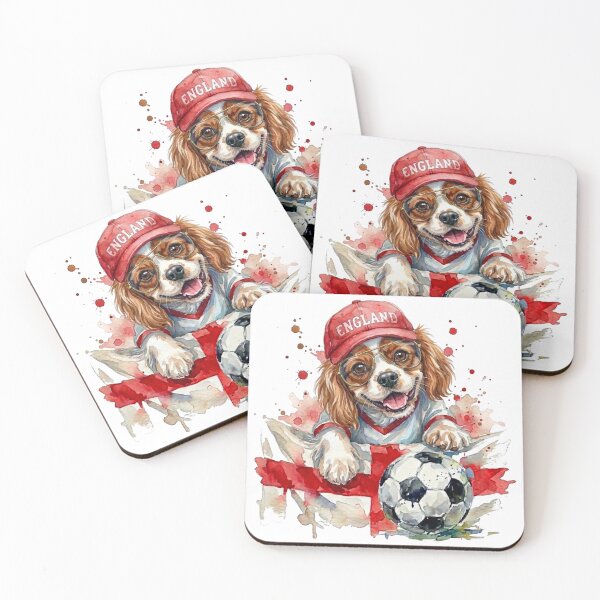 Item preview, Cavalier King Charles spaniel Blenheim World Cup England Suppawter designed and sold by The Suppawters.