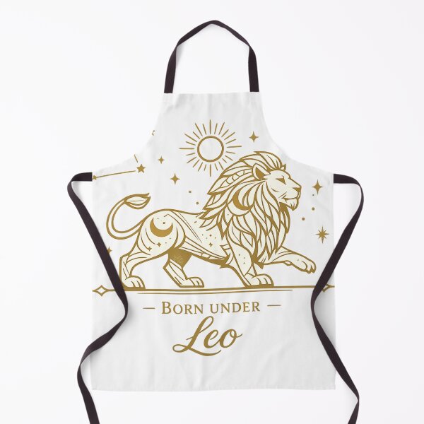 Item preview, Leo Zodiac Lion | Luxury Gold Astrology Wall Art | Born Under Leo Star Sign Design designed and sold by Emoji Emblems.