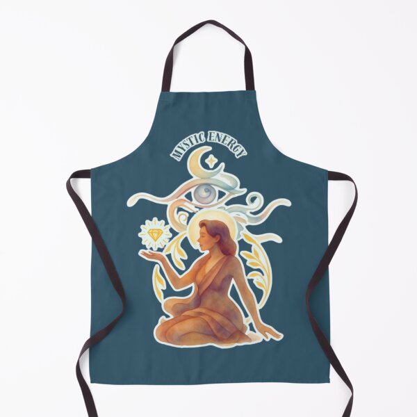 Item preview, Aesthetic Mystic Energy Evil Eye Divine Feminine Illustration designed and sold by Miheerala.