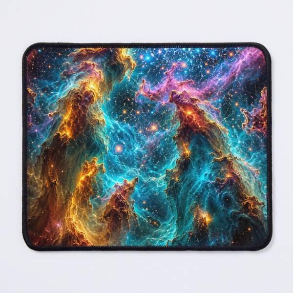 Item preview, Pillars of Creation Art — Vibrant Cosmic Nebula Print, Abstract Galaxy Space Art for Stargazers, Astronomy Lovers & Home Decor4 designed and sold by OandSDesigns23.