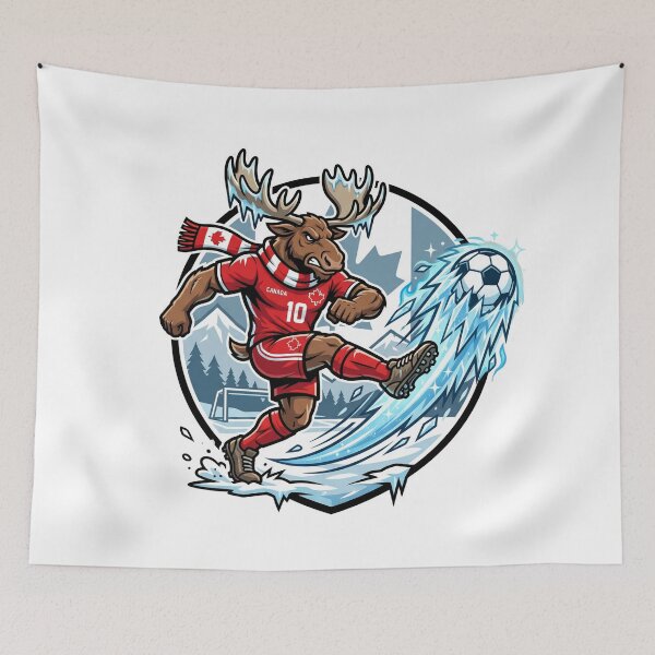 Item preview, Canada Soccer Moose Premium Modern World Cup Sticker designed and sold by Mr-wow.