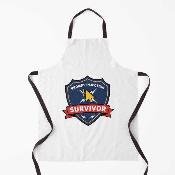 Item preview, Prompt Injection Survivor AI Security Badge designed and sold by Bianca Oltean.
