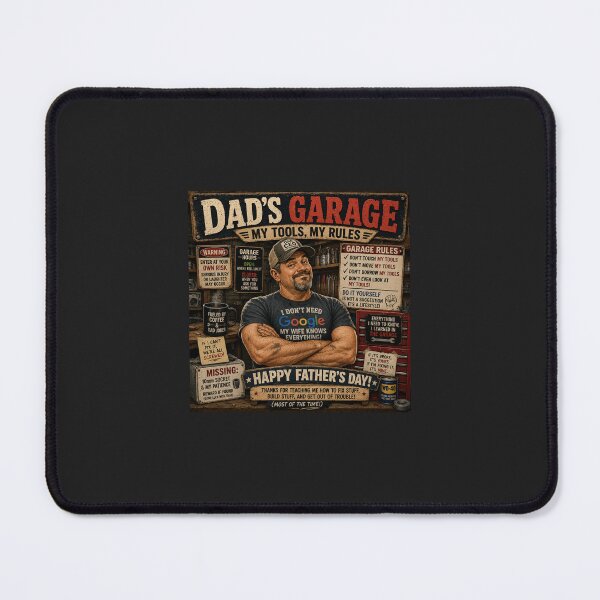 Item preview, Dad's Garage My Tools My Rules Funny Mechanic Father's Day designed and sold by MimisCornerCo.