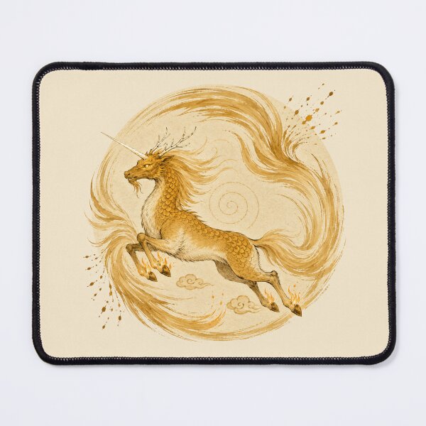 Item preview, Ki-rin -- Golden Celestial Unicorn of the Divine Wind designed and sold by Raes-Runaways.