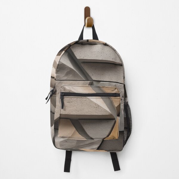 Item preview, Sandstone Prisms Geometric Relief Beige Poster designed and sold by EnmarcArt.