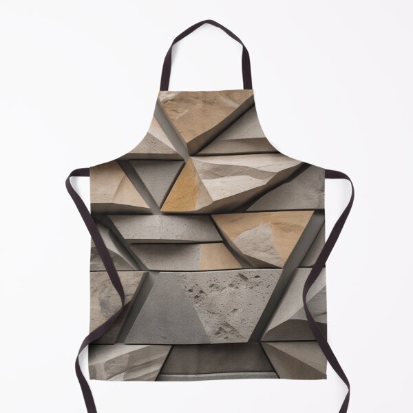 Item preview, Sandstone Prisms Geometric Relief Beige Poster designed and sold by EnmarcArt.