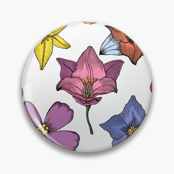 Item preview, Vibrant Floral Pop Art Bold Colorful Illustration designed and sold by 21 Tulips.